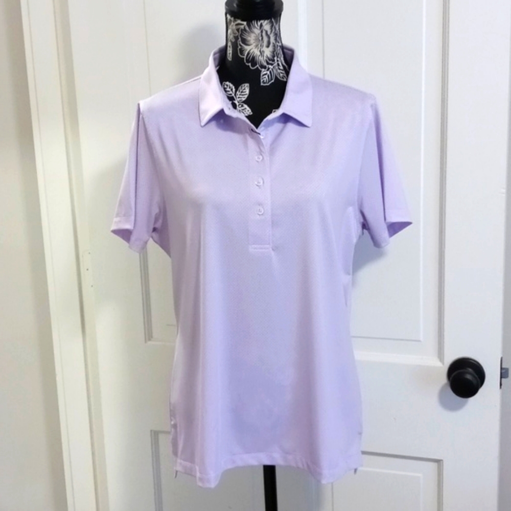 🆕️ ⛳️Turtleson⛳️ - Lavender Clare Mini Diamond Jacquard Performance Polo